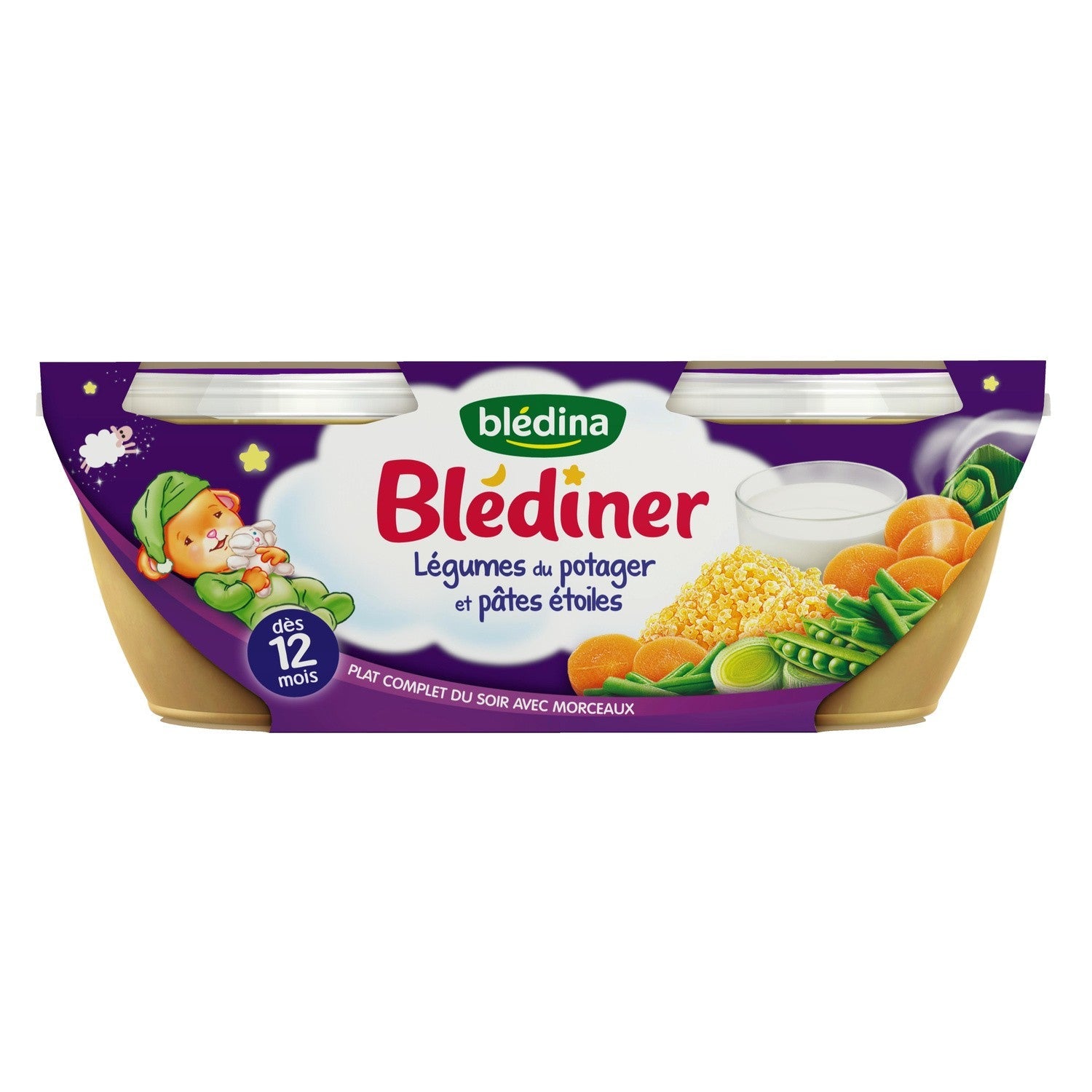 Bledina Vegetables Pasta Milk  - 200 G
