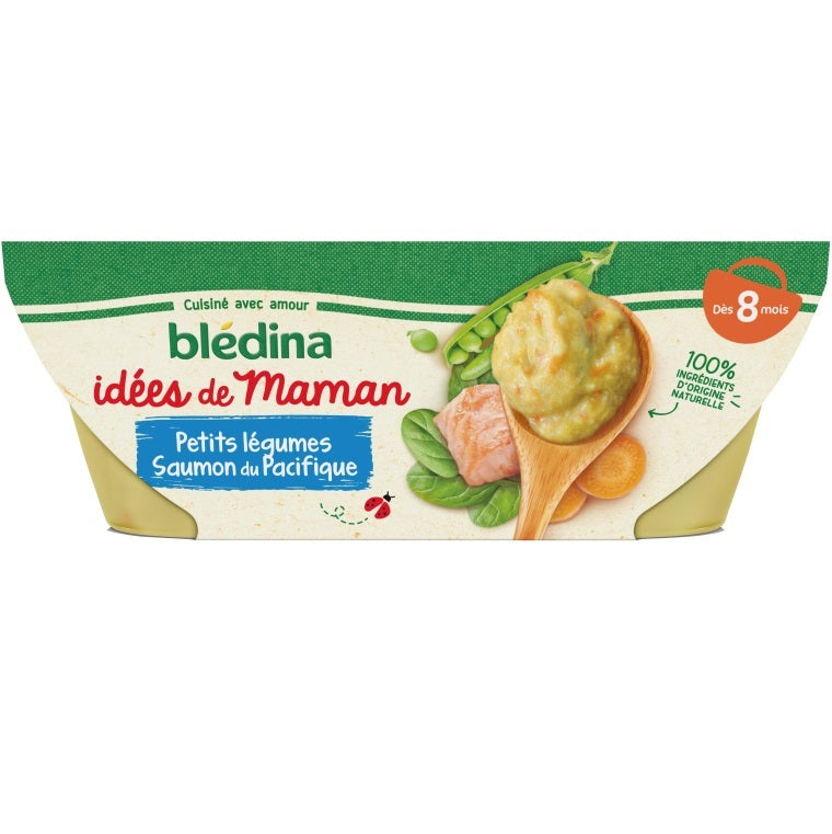Bledina Salmon Vegetables 8M  - 200 G