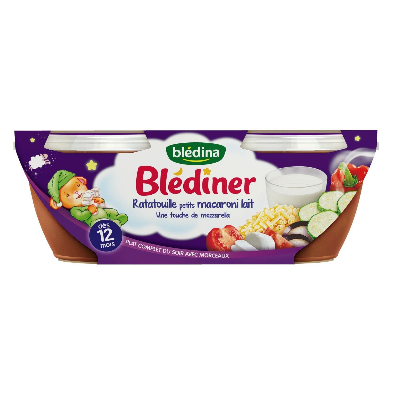 Bledina Ratatouille Macaroni Milk  - 200 G