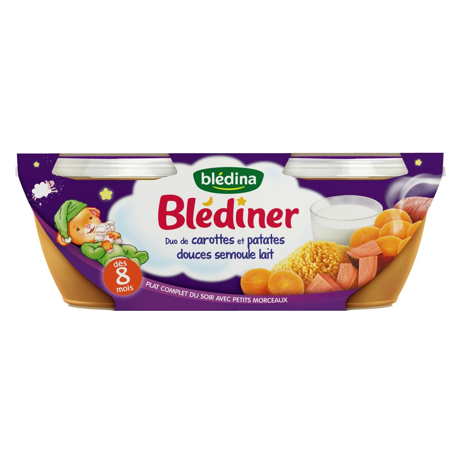 Bledina Carrot Sweet Potato Milk  - 200 G