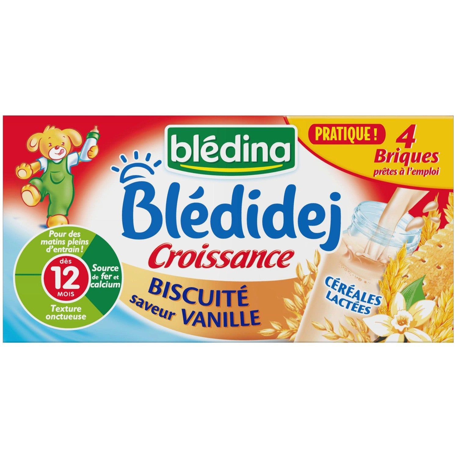 Bledina Vanilla Biscuit Cereal 12M  - 50Ml