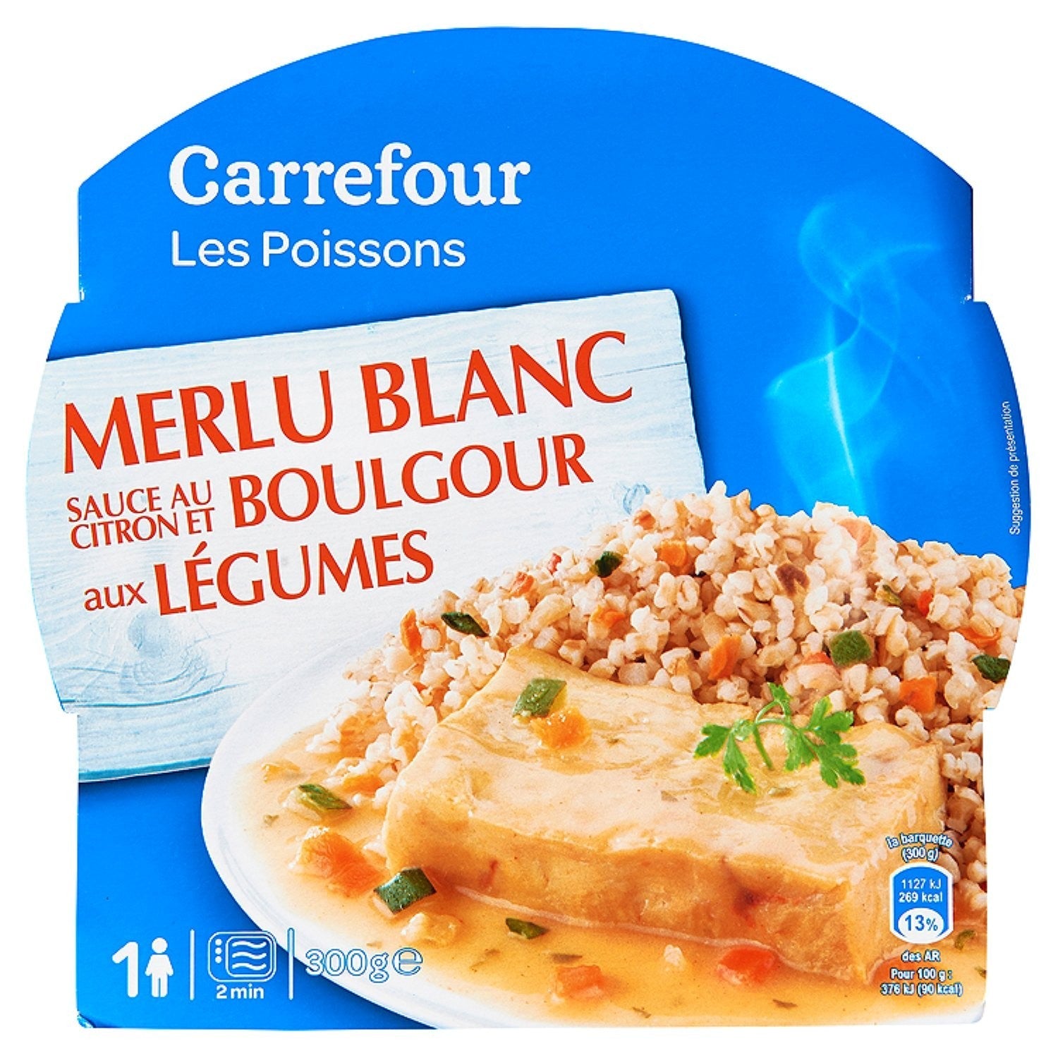 Carrefour White Hake With Bulgur  - 300 G
