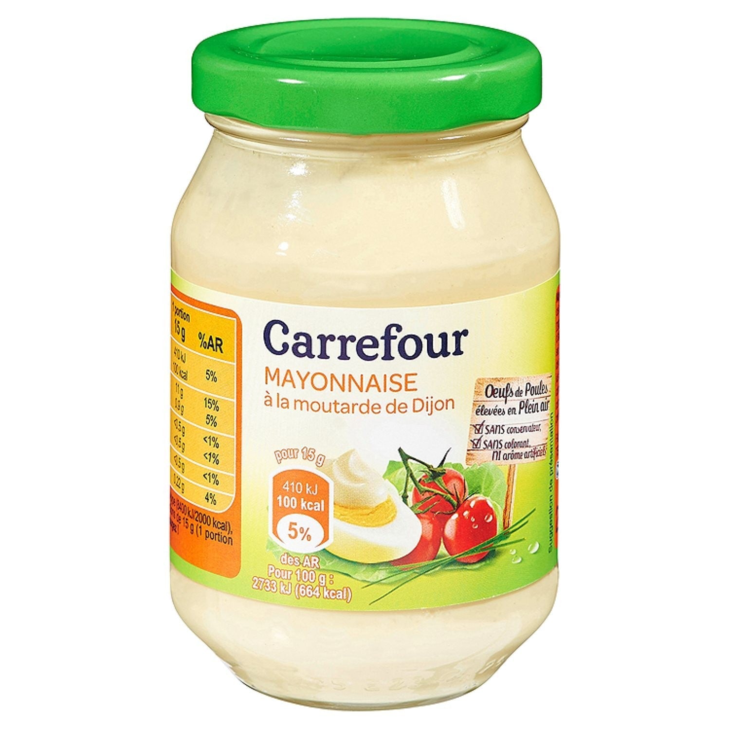 Carrefour Mayonnaise With Dijon Mustard  - 235 G