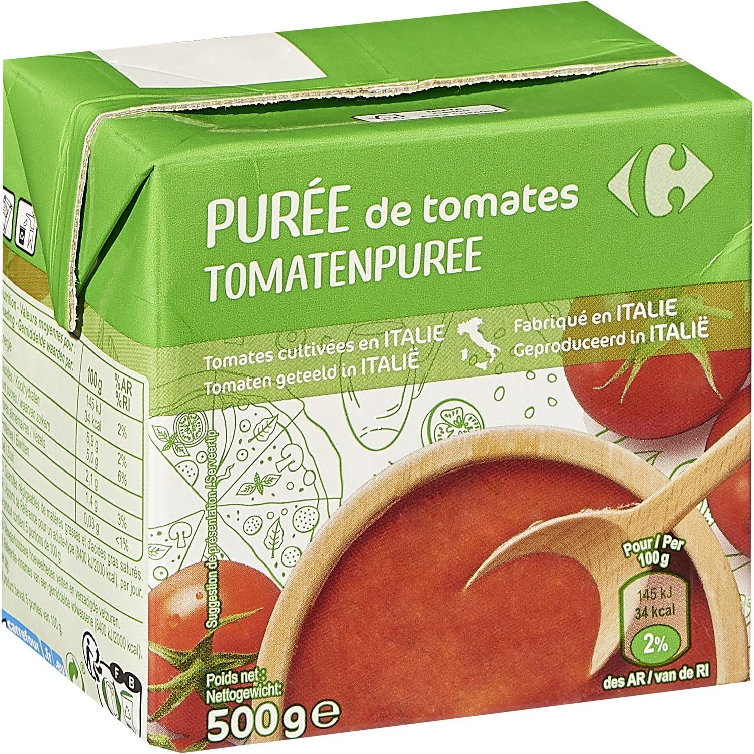 Carrefour Tomato Puree  - 50Cl