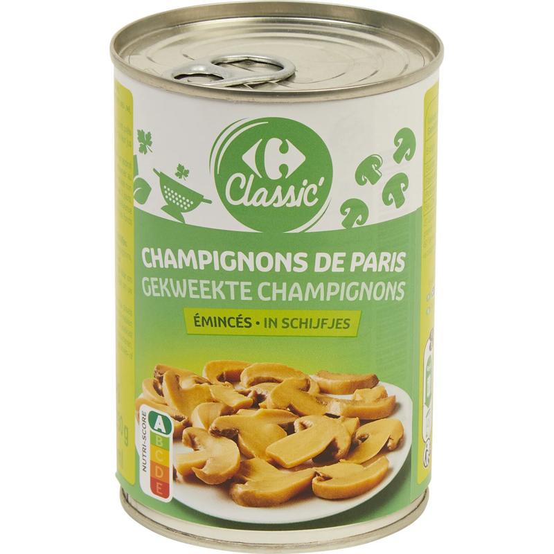 Carrefour Sliced White Mushrooms  - 400 G