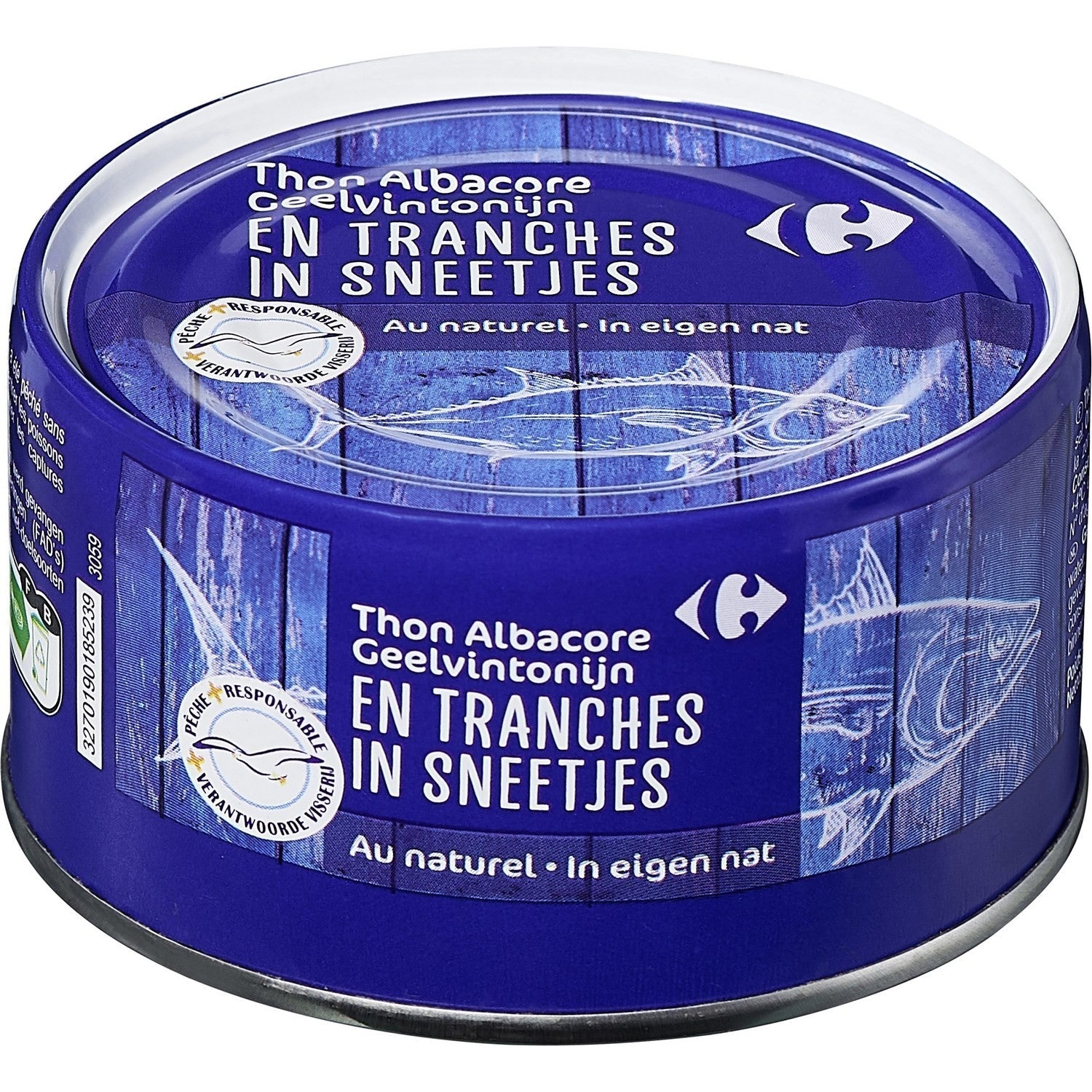 Carrefour Natural Yellowfin Tuna  - 140 G