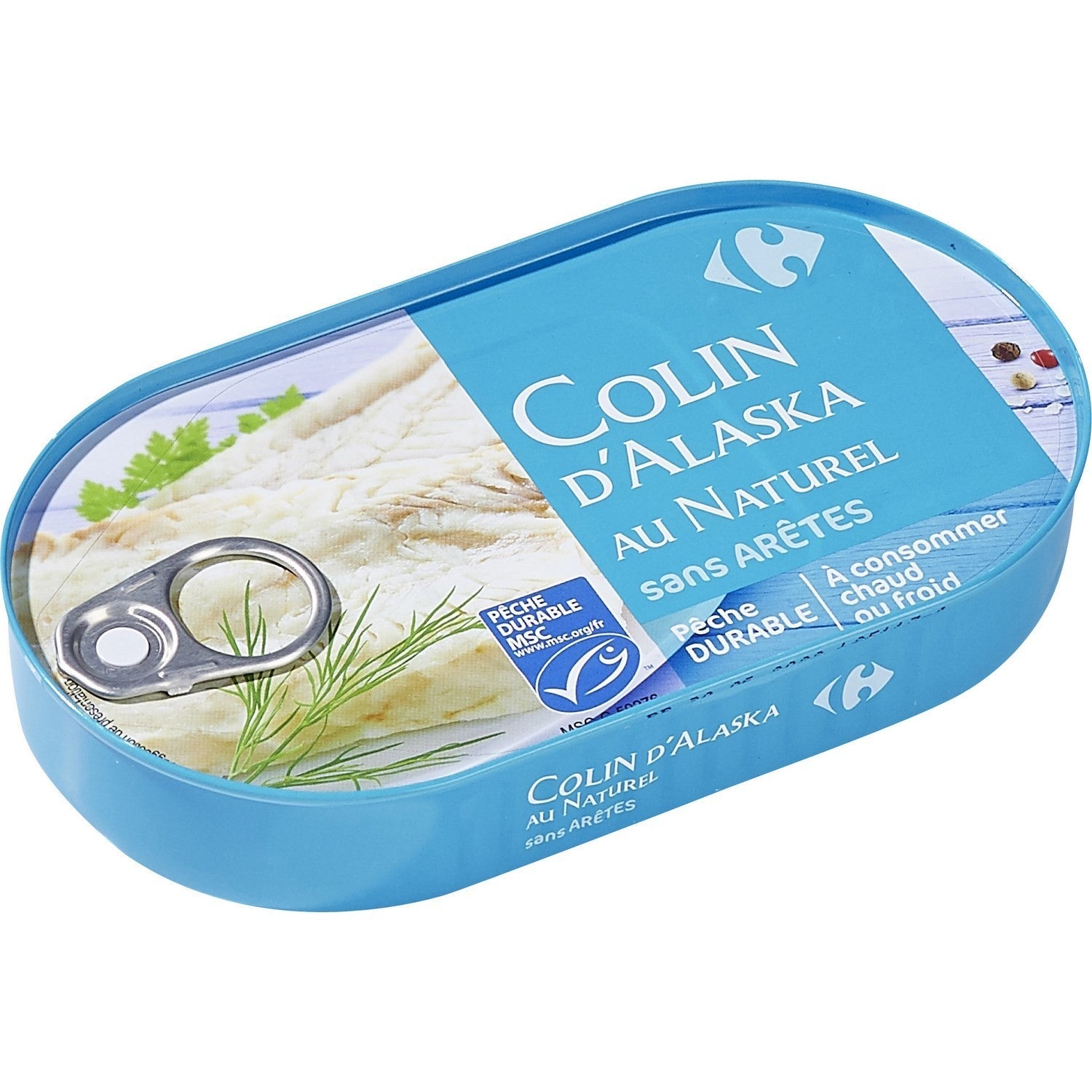 Carrefour Alaskan Pollock Natural  - 190 G