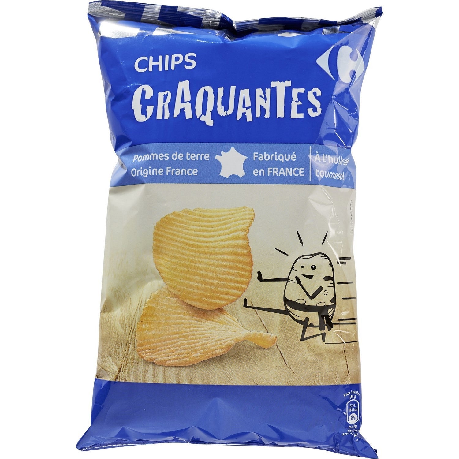 Carrefour Crispy Potato Chips  - 150 G