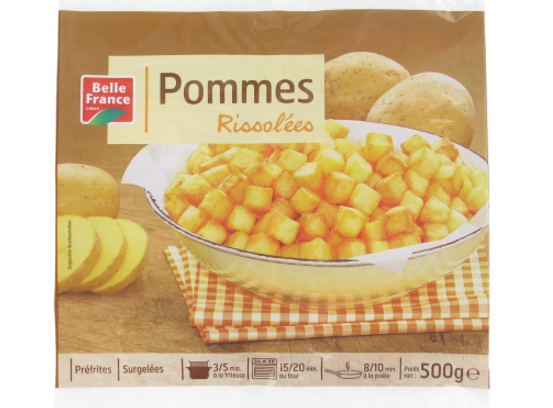 Belle France Hash Browns  -  1Kg