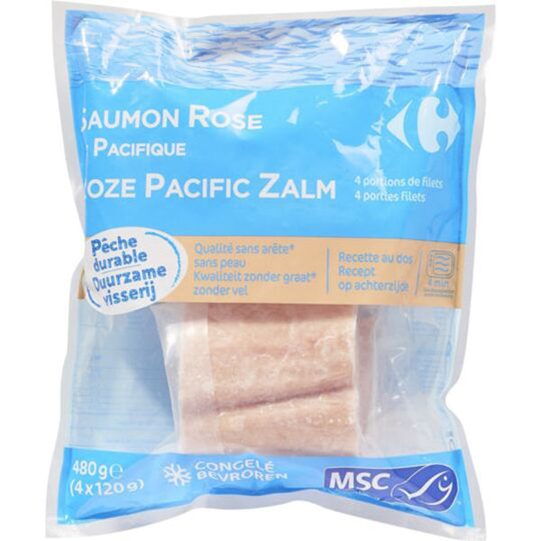 Carrefour Pacific Pink Salmon  - 120 G