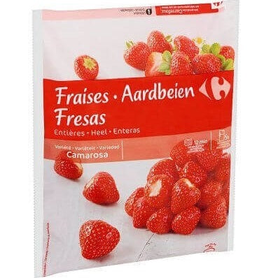 Carrefour Frozen Strawberries  - 650 G