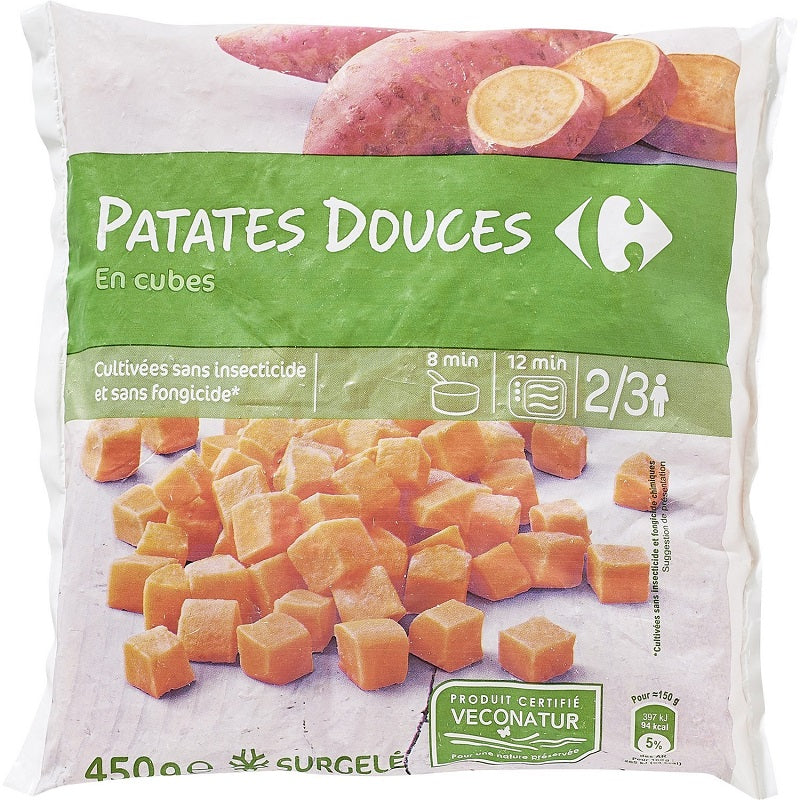 Carrefour Sweet Potato Cubes  - 450 G