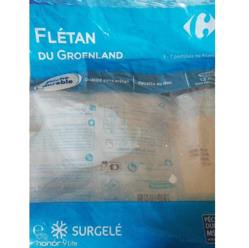 Carrefour Greenland Halibut Fillets  - 600 G