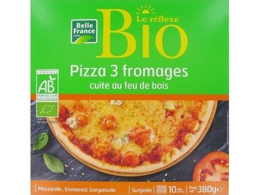Belle France Org Three Cheese Pizza  - 380 G