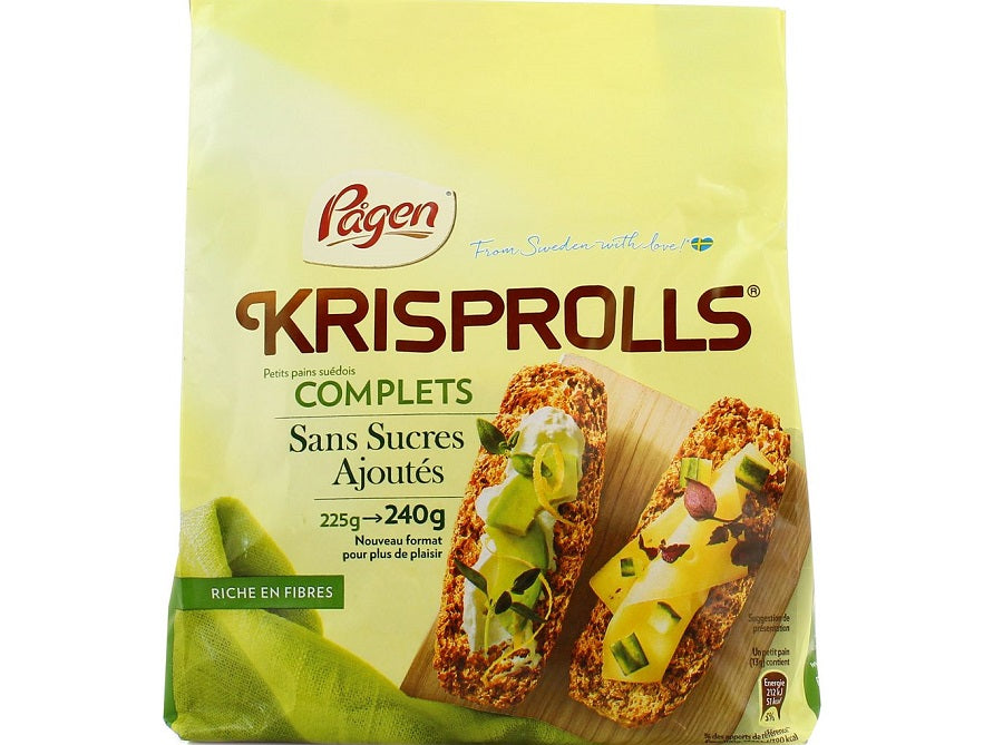 Krisprolls Wholemeal Wheat Slices  - 240 G