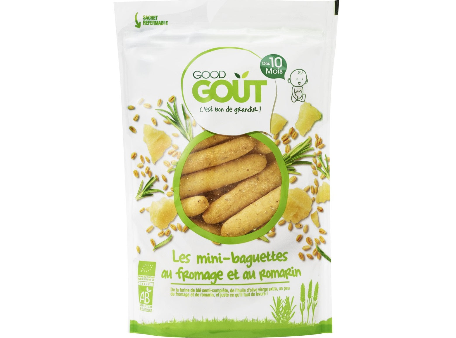 Good Gout Cheese Rosemary Mini Baguettes  -  70 G