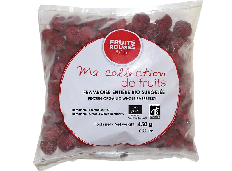 Fruits Rouges Co Organic Raspberries  - 450 G