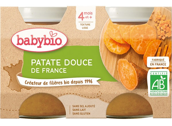 Babybio Organic French Sweet Potato Baby Food  - 130 G
