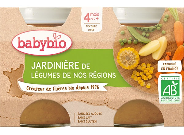 Babybio Organic Garden Vegetable Baby Food  - 130 G