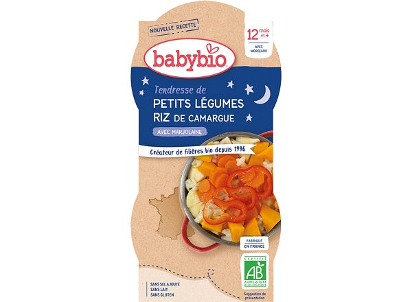 Babybio Organic Baby Vegetables Rice Baby Food  - 200 G