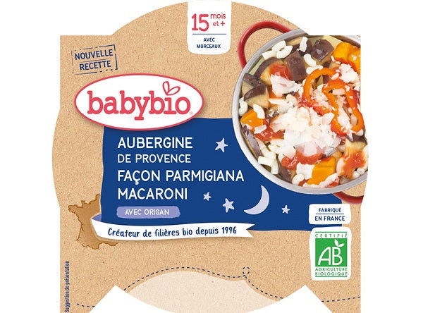 Babybio Organic Eggplant Macaroni Baby Food  - 260 G