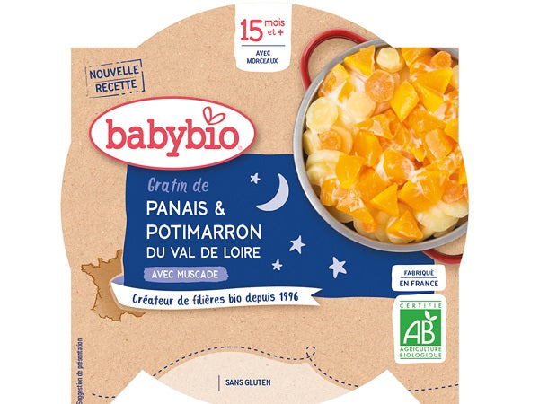Babybio Organic Parsnip Squash Baby Food  - 260 G