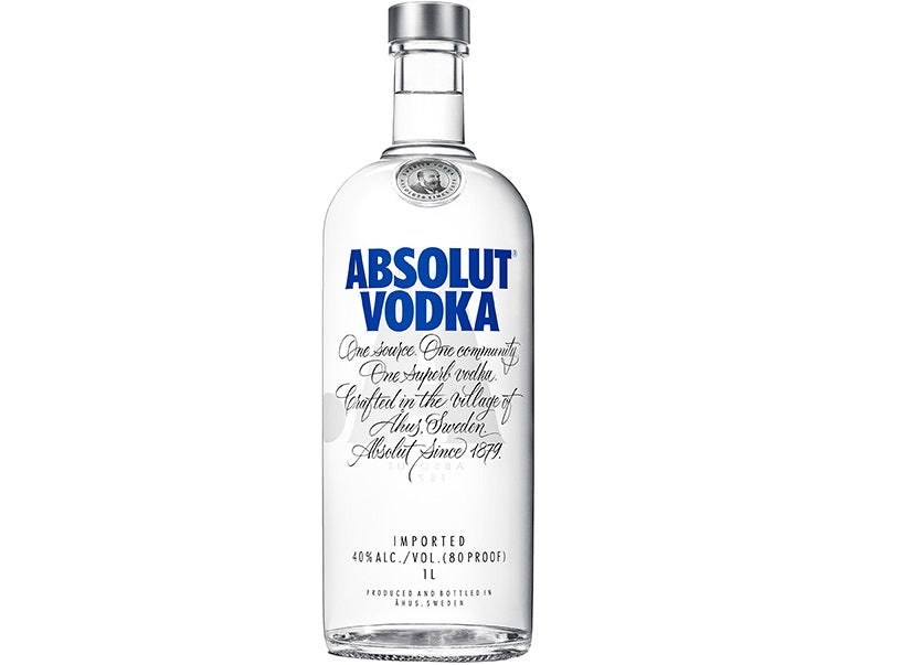 Absolut Absolut Blue Vodka  - a 1L