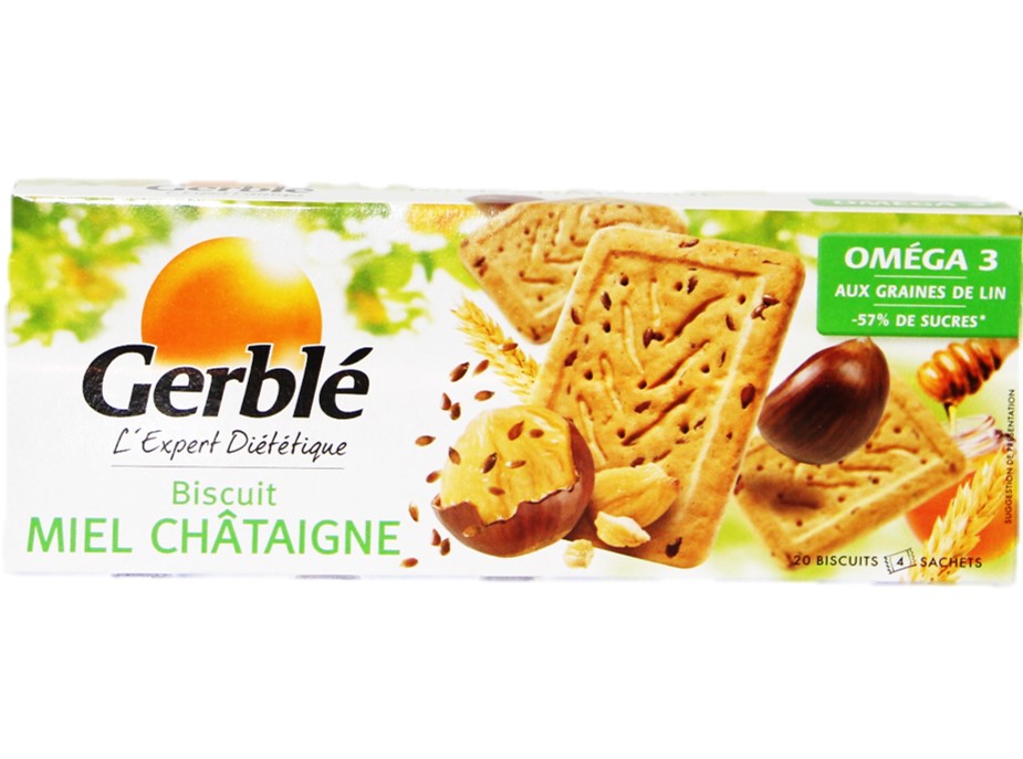 Gerble Chestnut And Honey Biscuits  - 200 G
