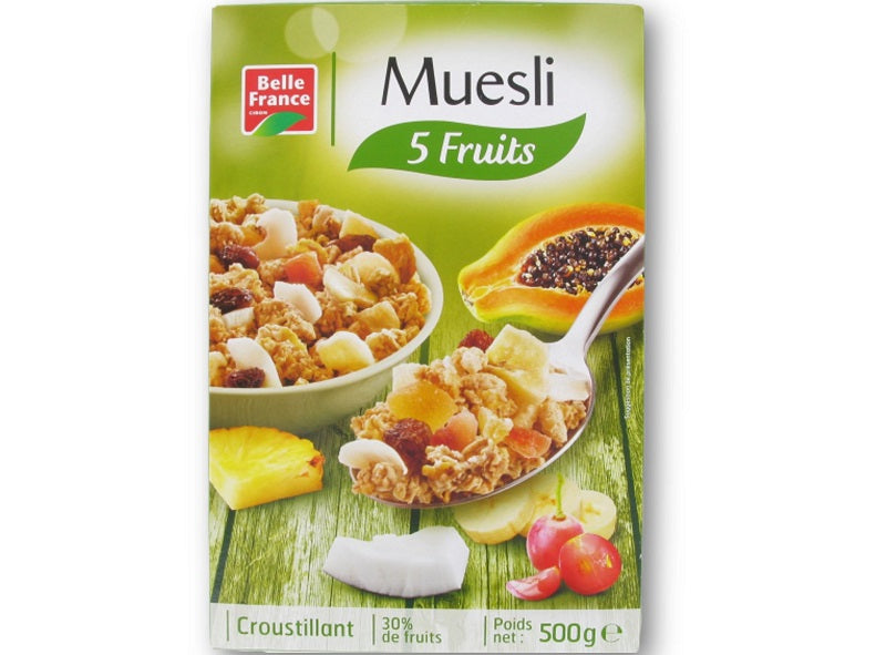 Belle France 5 Fruit Muesli  - 500 G