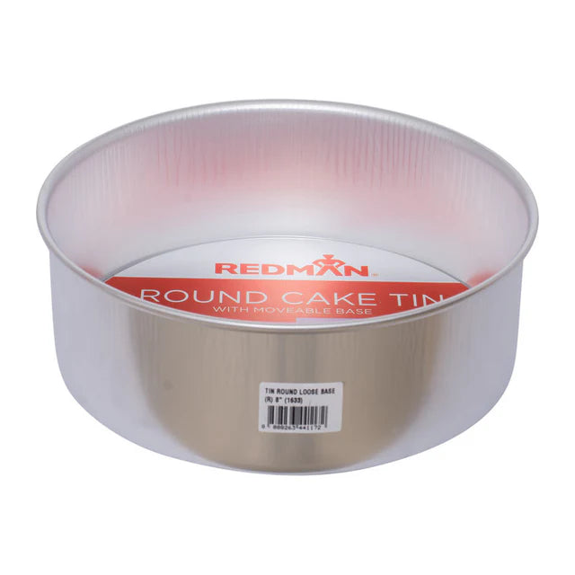 Redman Round Baking Tin  (Loose Base) - 8"X3"