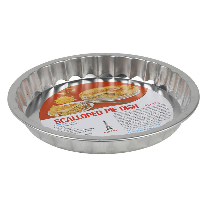 Aluminium Round Scalloped Pan Pie Ø19.2Cm H2.6Cm - 1 Pc