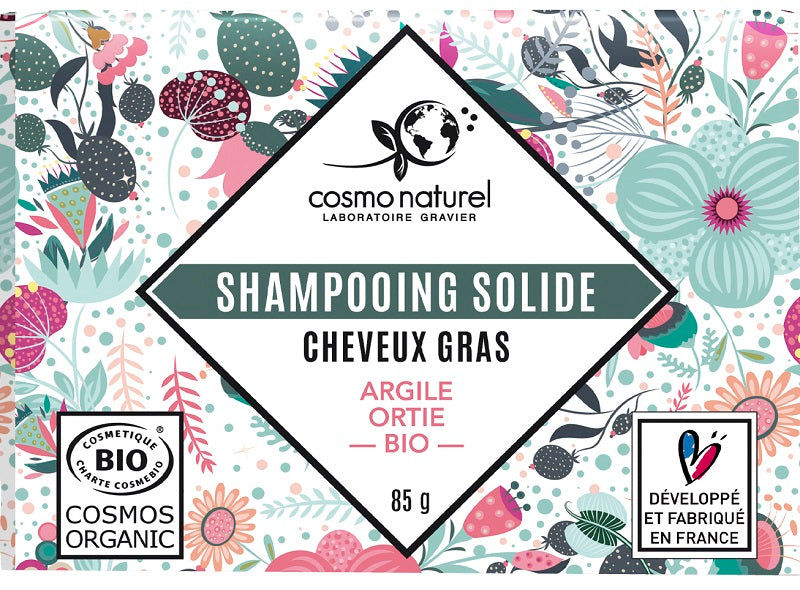 Ce Bio Organic Clay Nettle Solid Shampoo  -  85 G