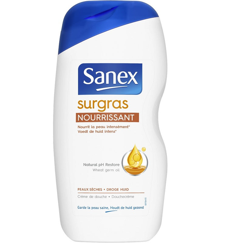 Sanex Wheat Germ Nour Shower Cream  - 500 ml