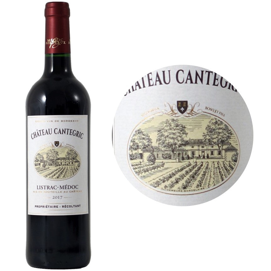 Chateau Cantegric Listrac Medoc Red Wine  - 75Cl