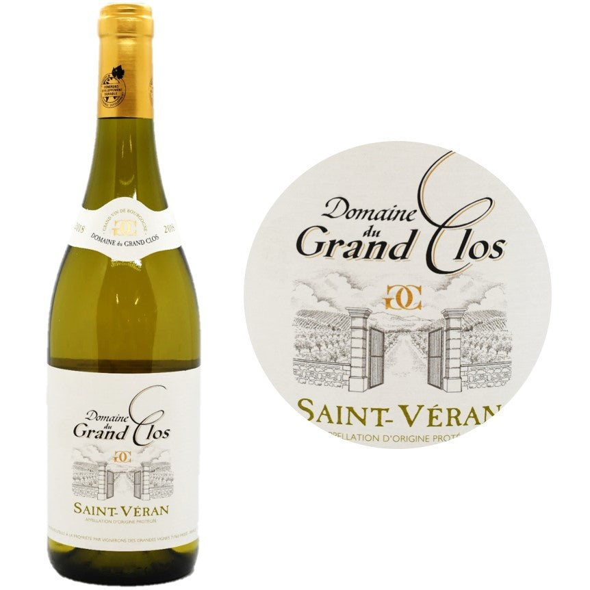 Domaine Du Grand Clos Chardonnay Saint Veran White Wine  - 75Cl