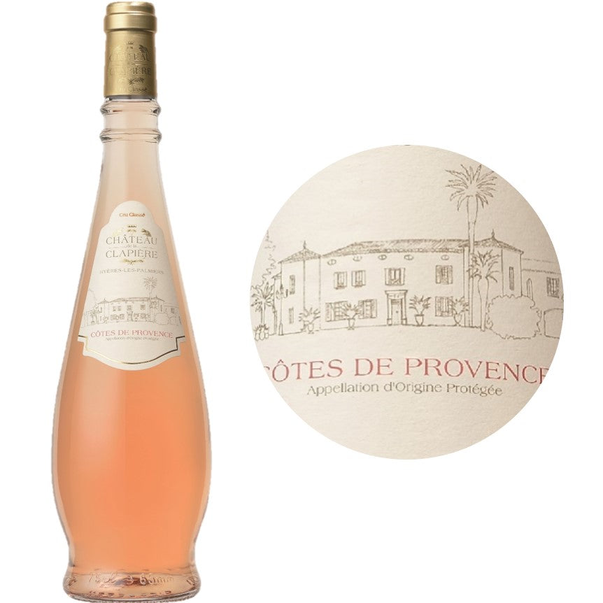 Ch. De La Clapiere Syrah Cotes Provence Cru Classe Rose  - 75Cl