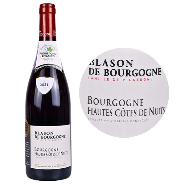 Blason De Bourgogne Red Wine Hautes Cotes Nuits 2021  - 75Cl