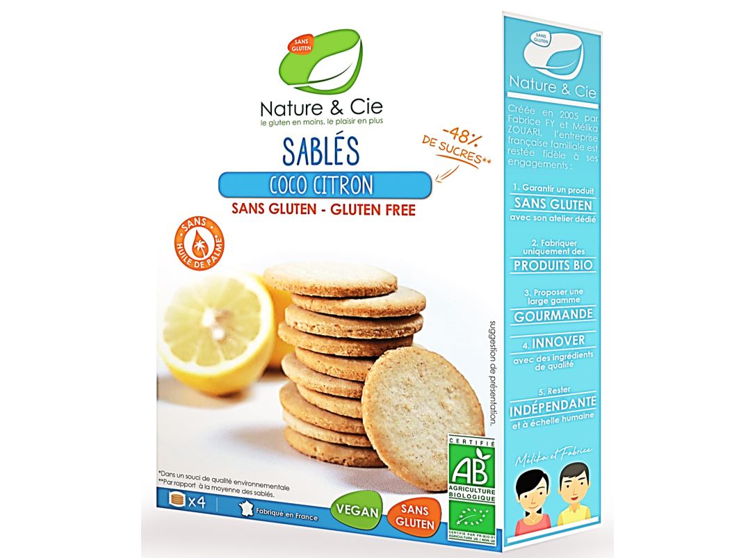 Nature Cie Lemon Coconut Shortbread  - 125 G