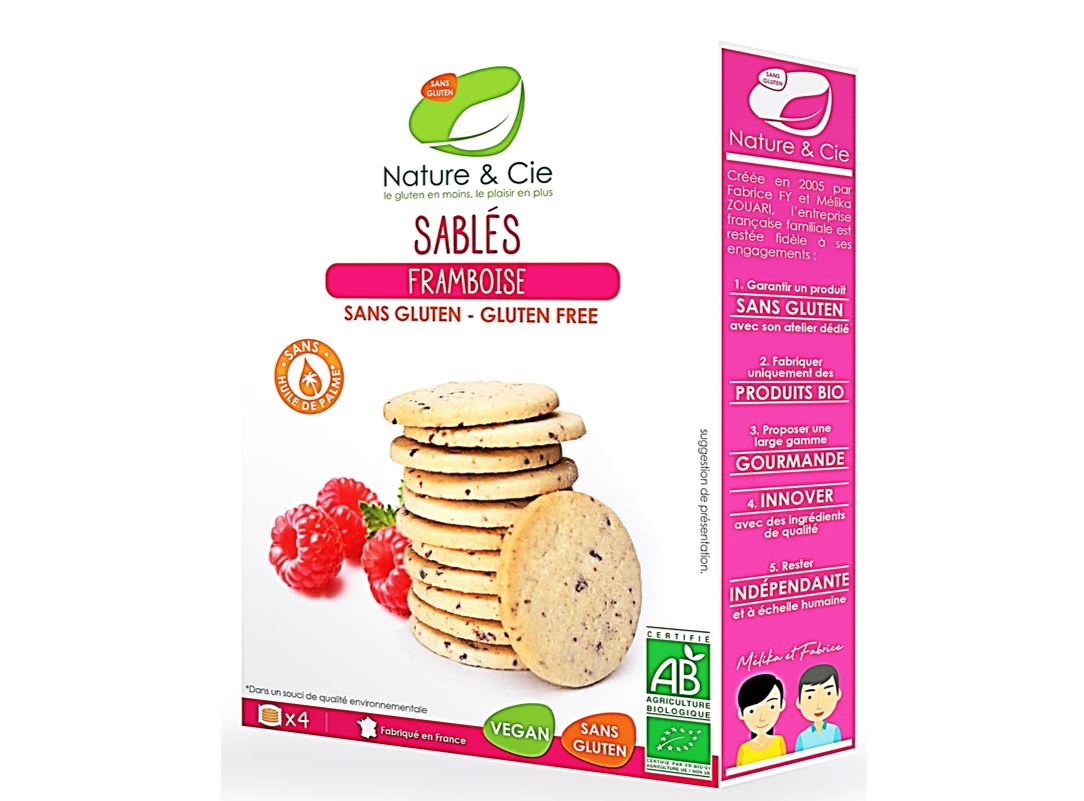 Nature Cie Raspberry Shortbread  - 135 G