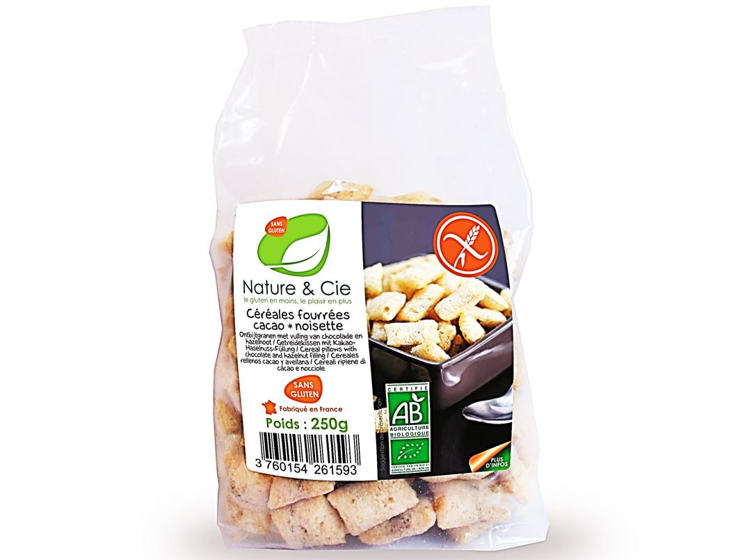 Nature Cie Hazelnut Cocoa Filled Cereal  - 250 G