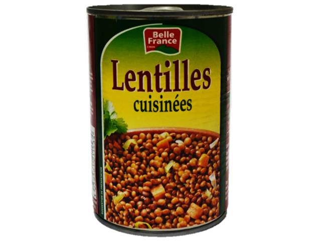 Belle France Prepared Lentils  - 400 G