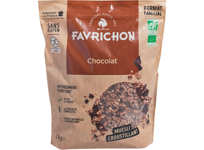 Favrichon Organic Chocolate Muesli  -  1Kg