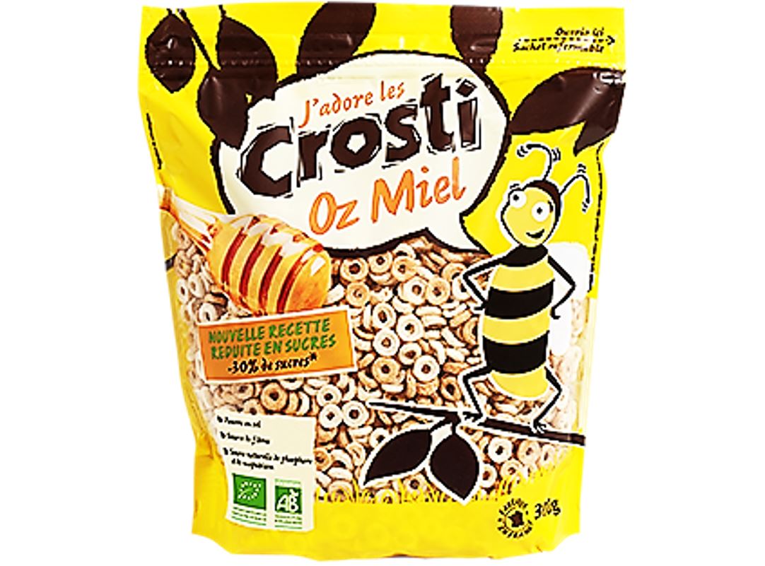 Favrichon Organic Crosti Honey Oz  - 300 G