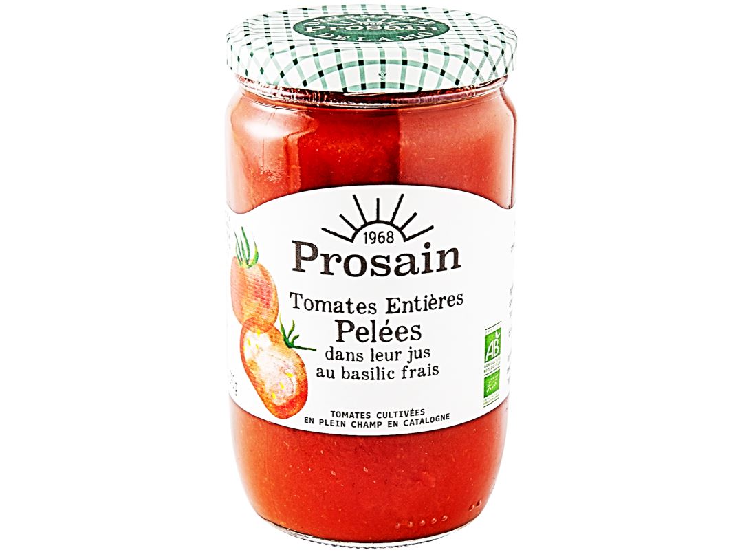 Prosain Whole Peeled Tomatoes Basil  - 630 G