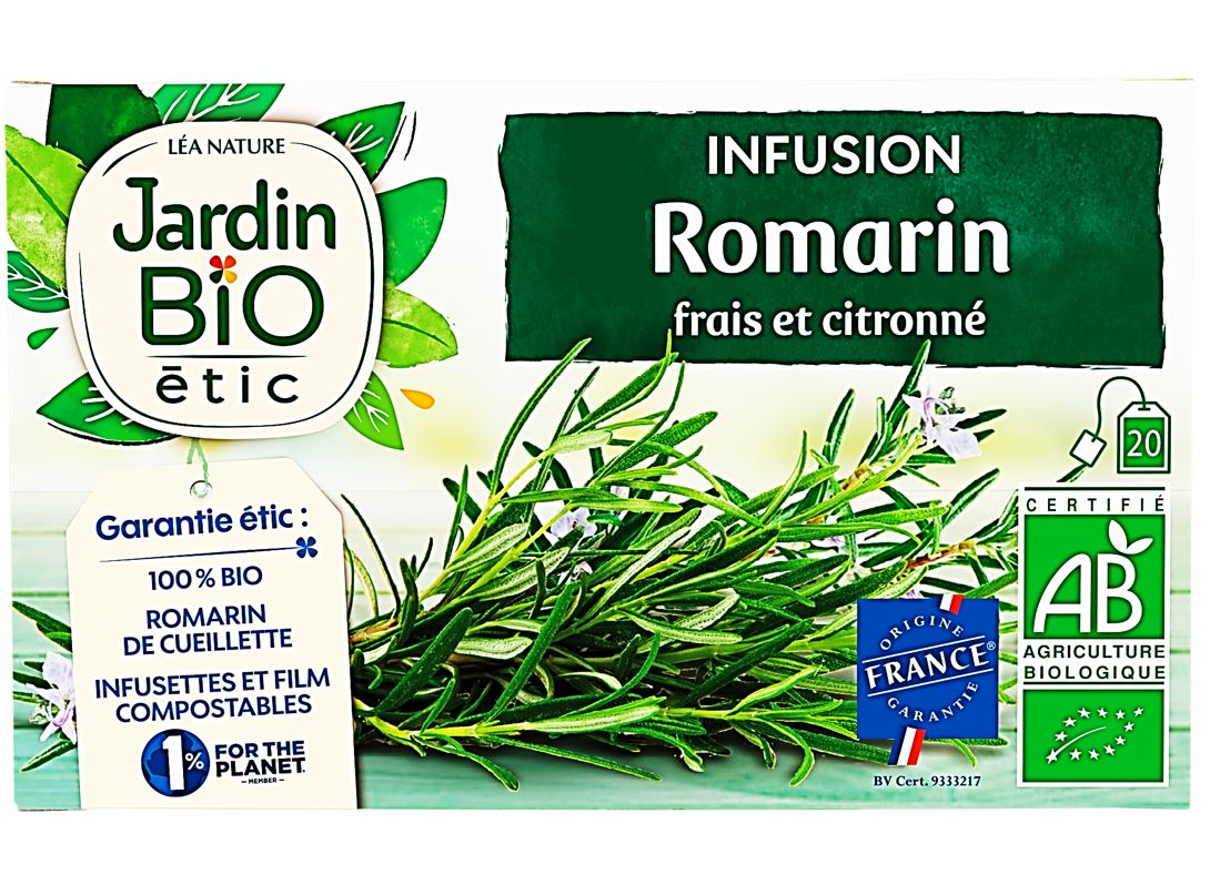 Jardin Bio Fresh Rosemary Lemon Infusion  - 20Pc