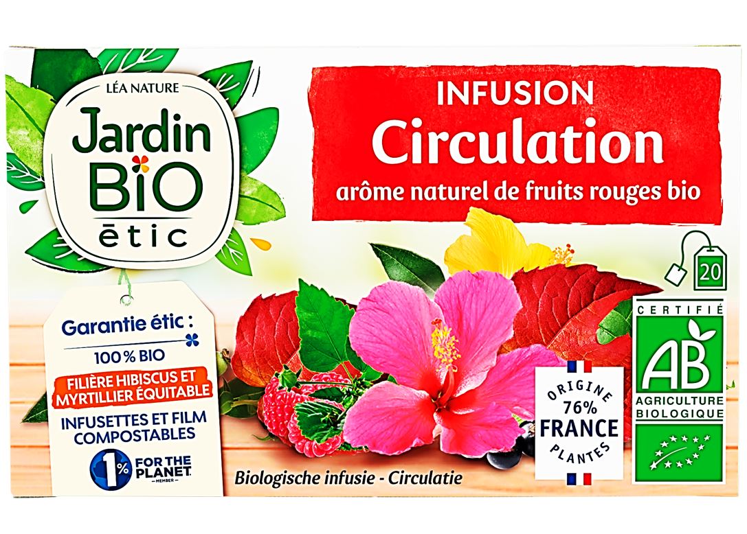 Jardin Bio Red Berry Flavor Infusion  - 20Pc