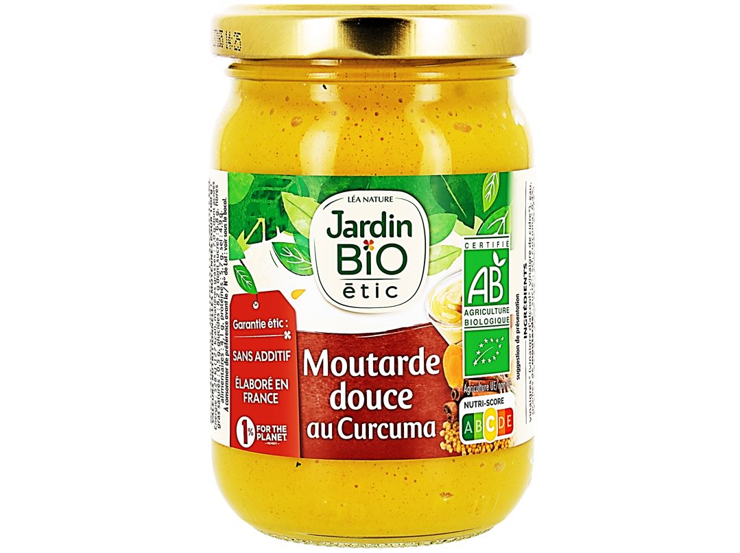 Jardin Bio Mild Turmeric Mustard  - 210 G