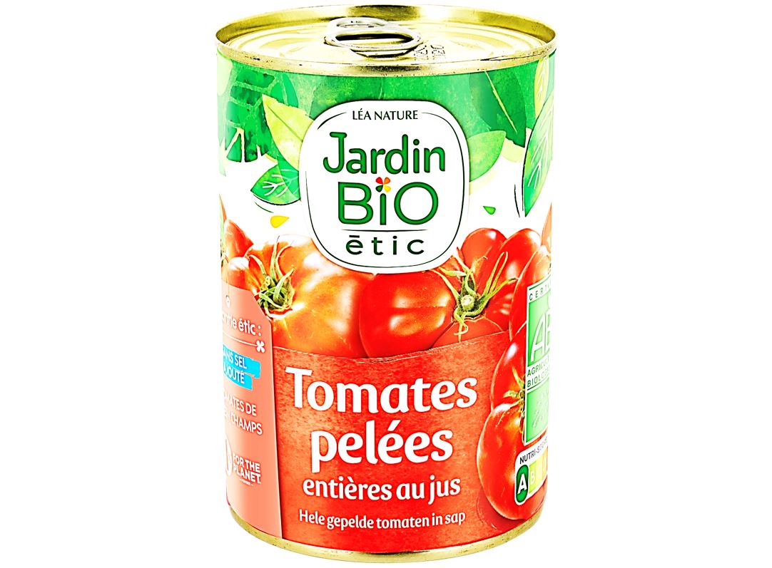 Jardin Bio Whole Peeled Tomatoes Juice  - 400 G