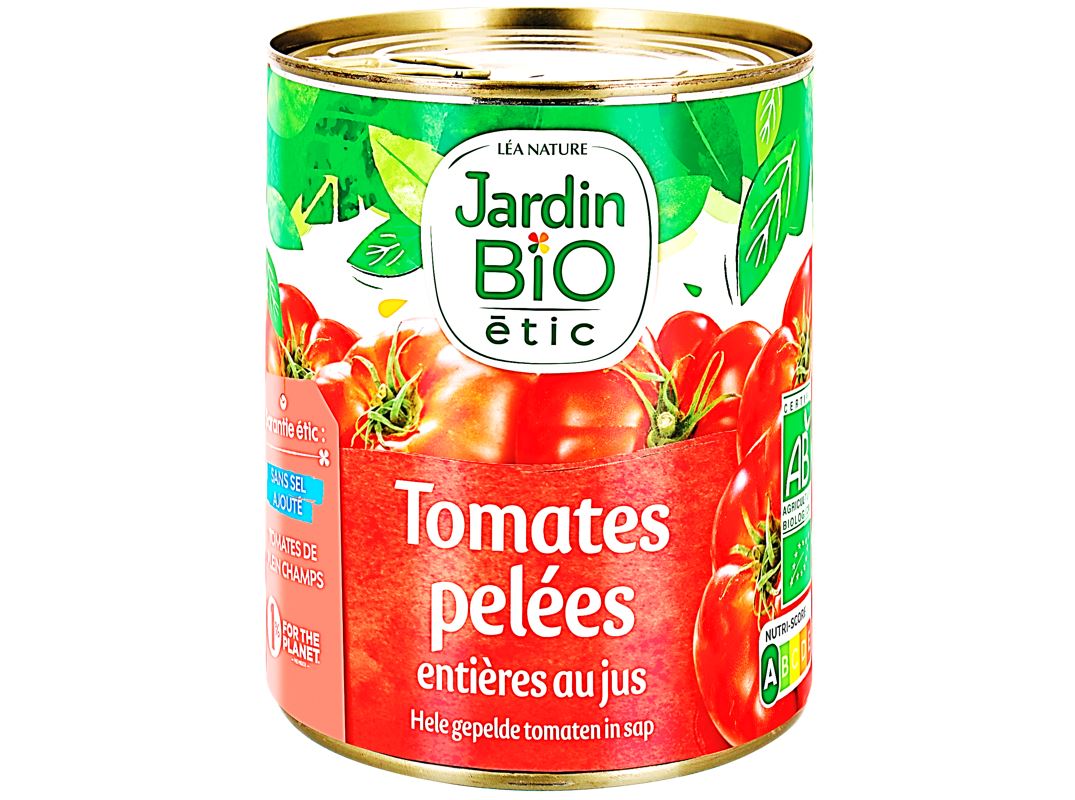Jardin Bio Whole Peeled Tomatoes Juice  - 800 G
