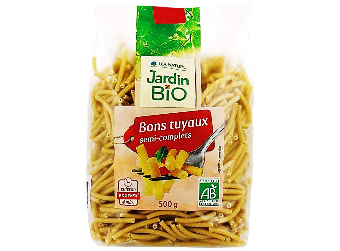 Jardin Bio Semi-Complete Bons Tuyaux Pasta  - 500 G